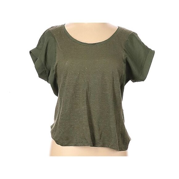 Linen| The Limited| Large| Olive Army Green| lightweight| basic - Picture 1 of 11